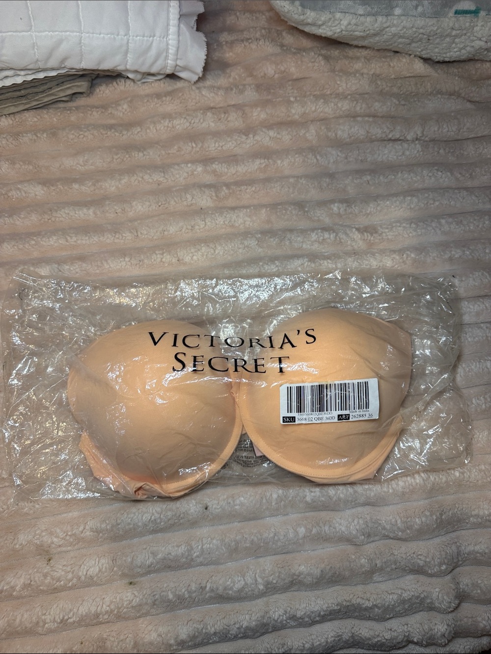 Victoria's Secret Peach Strapless Push-Up Bandeau